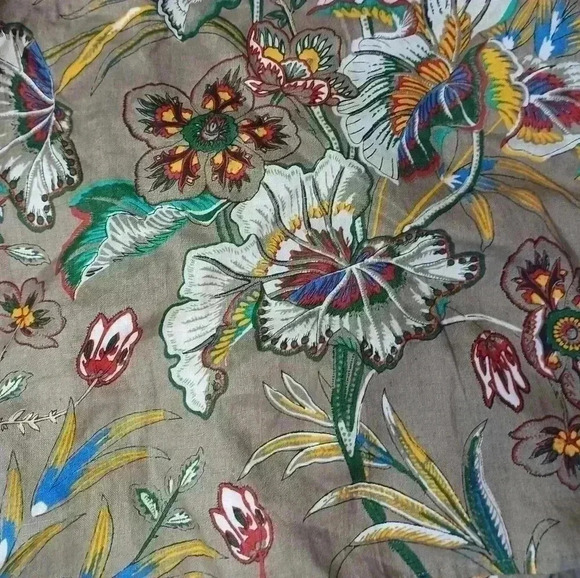 Banana Republic Multi Floral Wide Leg Pant - Picture 5 of 5